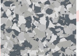 Gravel flake color blend